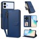 thumbnail image 2 of Funda con Billetera para [Samsung Galaxy S26 Edge] con Bolsillo Zipper y Tarjetero Azul, 2 of 6