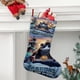 thumbnail image 2 of Cómo Entrenar a Tu Dragón 4 Tema: Calcetines de Navidad, fino lino blanco para colgar en escaleras y chimenea, decoración navideña para el hogar, regalo de Navidad. 45cm × 32cm, 2 of 5