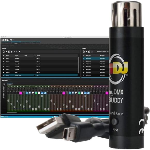 Interfaz DMX American DJ myDMX Buddy 256 Canales USB