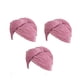 thumbnail image 1 of Toallas absorbentes de secado rápido para el cabello: paquete de 3 para mujeres con cabello rizado, largo, húmedo y grueso., 1 of 5