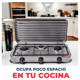 thumbnail image 5 of Cocina Encimera A Gas Licuado 3 Platos + Kit De Instalación Cocinilla Gris, 5 of 6