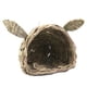 thumbnail image 4 of Nido de paja para conejos, cabaña de juguete, cómoda cama de heno tejida con paja, cabaña cálida para conejos, pequeños animales, hurones y hámsteres., 4 of 5
