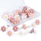 thumbnail image 1 of Pines de empuje de flores, 100pcs Pines para la tabla de corcho Pines decorativos de pulgar rosa Fun Photo Wall lindo, mapa de características, tablero de anuncios, oficina o hogar, 1 of 3