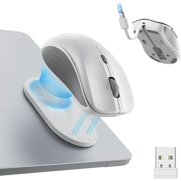 Mouse Inalámbrico Esr Magmouse Para Macbook / Ipad 2.4ghz Blanco