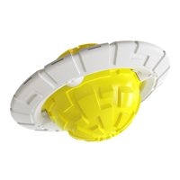 Magideal - Pelotas Chirriantes De Juguete Duradero Para Perros, Pelotas De Ejercicio Interactivas Resistentes A Mordeduras Para Mascotas, Pelotas De Juguetes Par , Amarillo