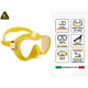 thumbnail image 2 of Kit de snorkel Cressi F1 y máscara seca Supernova, color amarillo, 2 of 8