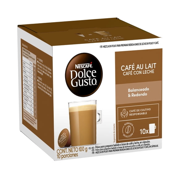 Café En Cápsulas Café Au Lait 10 Tazas