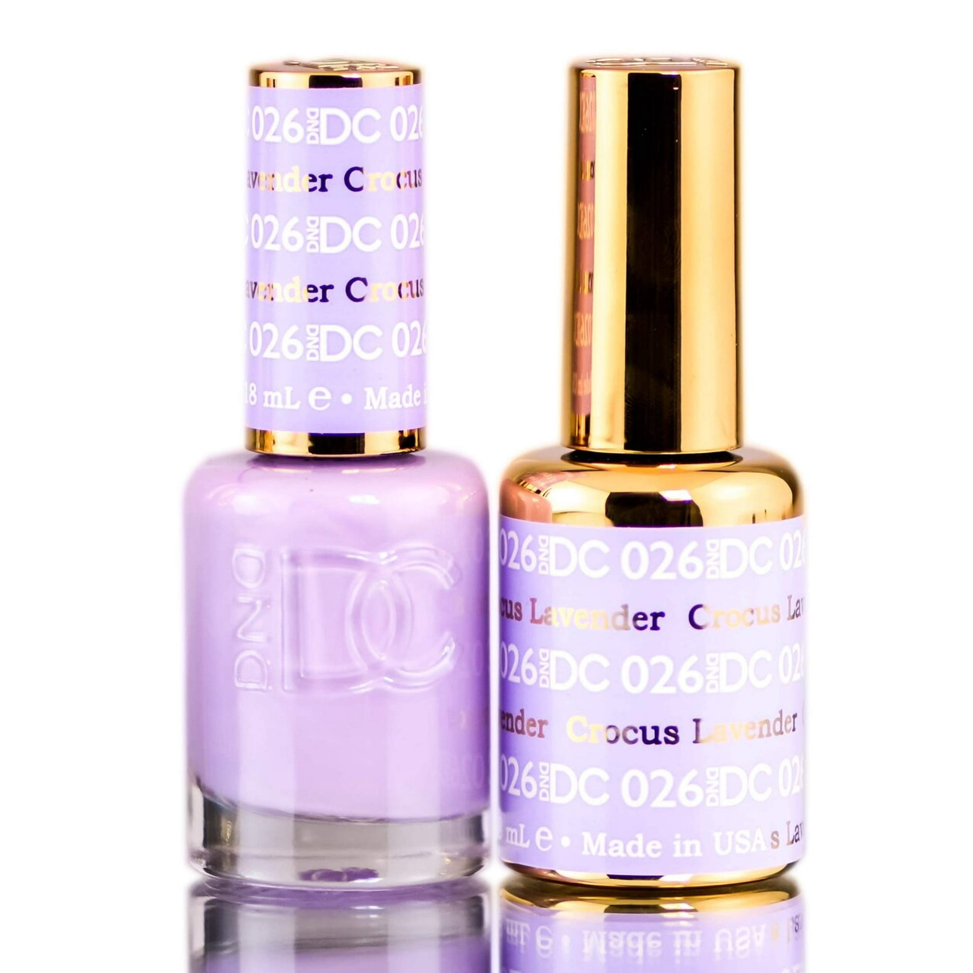 Set De Esmaltes De Uñas Daisy Dnd Dc Purples Gel Polish Con Purpurina