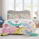 thumbnail image 1 of Alice in Wonderland Bedding Sets Cartoon Duvet Cover Lightweight 3 Piece Bet Sets for Kids Boys Girls, 1 of 5