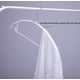 thumbnail image 2 of Percha de metal de contorno con revestimiento de goma antideslizante, antigolpes, para suéteres, camisetas y trajes, con barra para pantalones, color blanco, 16,5 pulgadas, paquete de 5 (5 unidades), 2 of 5