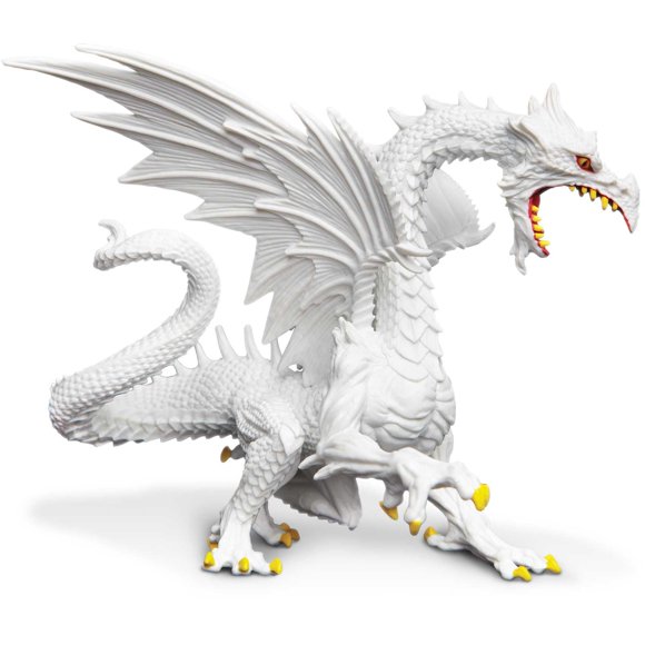 Dragón de nieve figurine Safari Ltd., que brilla en la oscuridad, 6 cm de altura