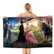thumbnail image 1 of Wicked Toalla de playa de secado rápido con diseño temático, regalo para mujeres y niñas, ideal para cumpleaños, fans, amantes de la música, uso en la playa o al aire libre, 78 × 150 cm, 1 of 6