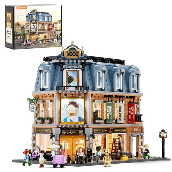 Set de bloques de construcción Brick Art Gallery de Lumibricks con 3400 piezas