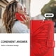 thumbnail image 5 of Funda Cartera Mariposa Para Iphone 17 Pro Max Con Soporte Y Ranuras Para Tarjetas Rojo, 5 of 5