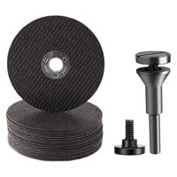 Magideal - Mandriles De Montaje, Herramienta Portátil Con Soporte Para Mandriles De Montaje De Rueda De Corte Con 15 Discos De Corte, Herramienta Rotativa De Tal