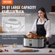 thumbnail image 2 of Horno tostador eléctrico VEVOR, 24 L, 1450 W, tapa autofundible, color plateado, 2 of 9