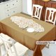 thumbnail image 5 of CLEENTABLE Caminos de Mesa con Cuentas, Blanco Dorado, 33 x 91 cm, 5 of 9