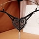 thumbnail image 1 of Hot Floral Embroidery Thongs, See Through Ultra Thin Pearl Massage Panties, Women's Lingerie & Underwear, 1 of 3