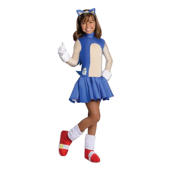 Disfraz Rubies Sonic The Hedgehog para niñas, talla L