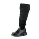 thumbnail image 1 of Bota Larga Mujer Moda Gamuza Con Felpa Vintage Weide CZY601, 1 of 11