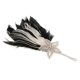 thumbnail image 4 of diadema de plumas de mujer de los a?os 20 Gatsby cuentas de diamantes frente hairband elástico, 4 of 5