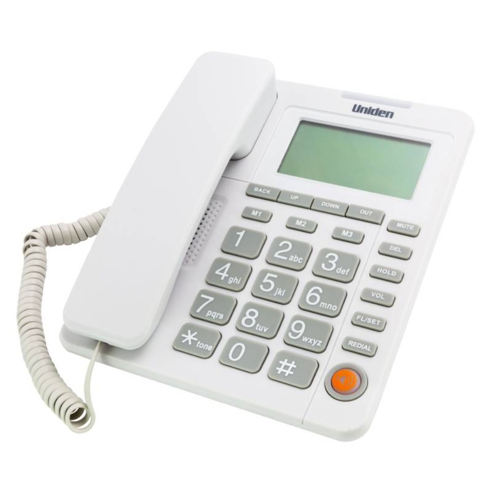 Uniden - Telefono Sobre Mesa Pantalla C/Id Blanco 23Und7408B