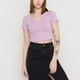 thumbnail image 3 of Polera Mujer Rib Cuello V Roulette Palo Rosa Corona, 3 of 5