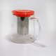 thumbnail image 5 of Tetera Vidrio Borosilicato Con Infusor 850 Ml Salmon, 5 of 5
