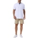 thumbnail image 2 of INSPIRE CHIC Camisas Polo de Negocios Formales de Verano de Manga Corta para Hombre con Contraste de Color XL Blanco, 2 of 5