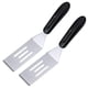 thumbnail image 1 of Edgnb Juego de 2 mini espátulas de cocina de acero inoxidable de 19 cm, 1 of 7