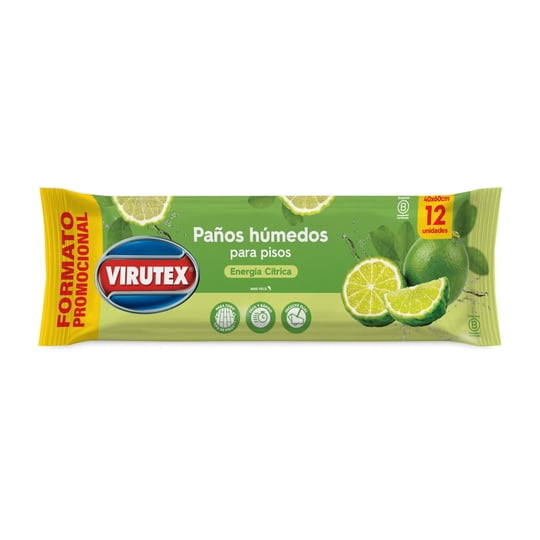 Trapero Húmedo Bergamota 12 Un Virutex