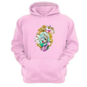 Genérico - Polerón Canguro Alicia Cuentos Infantiles Rosa Talla L Unisex