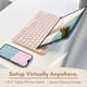 thumbnail image 4 of Teclado Bluetooth Macally para tableta iPad iPhone Boba Brown, 4 of 7