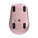 thumbnail image 2 of Mouse Inalambrico USB 6B 4000DPI Rosado Anywhere 3, 2 of 6