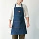 thumbnail image 3 of Delantal De Garzon Mezclilla Jeans Para Cocina Bar Hogar Azul, 3 of 3