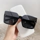 thumbnail image 3 of Stylish Semi-Rimless Fashion Sunglasses for Women & Men - UV400 Protection for Beach, Driving & More!, 3 of 4