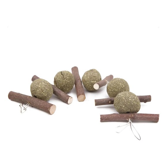 Cadena de Bolas de Heno para Roedores Conejos Cuy