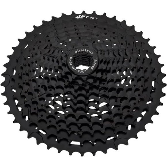 Piñones microSHIFT H11 11 velocidades 11-46T negro con recubrimiento ED