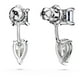 thumbnail image 3 of Chaquetas con aretes Swarovski Mesmera con acabado en rodio azul/transparente, 3 of 3