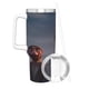 thumbnail image 3 of EL REY DE REYES Vaso aislado de acero inoxidable con asa, diseño temático, regalo para familia, amigos y fans; incluye pajita y encaja en el portavasos estándar, 40 oz, 3 of 6