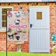 thumbnail image 2 of Sanrio-bandera de jardín temática. Regalo perfecto para fans, amigos y familiares, ideal para actividades al aire libre y decoración de fiestas.28CM*45CM, 2 of 5