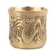 thumbnail image 2 of Copa De Latón Vintage, Vaso Para Beber, Regalos Grabados, Artesanía Clásica Para Bar, 2 of 3