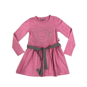 Vestido Niña Hello Kitty Fucsia 3