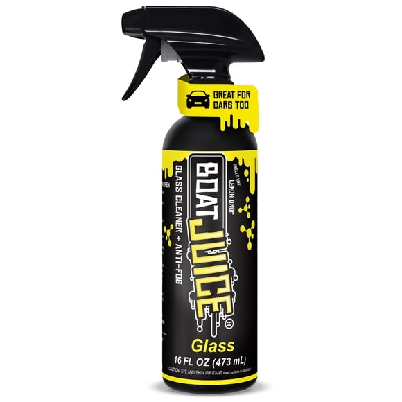 Limpiador de vidrios y spray antiempañante Boat Juice 473 ml Limón