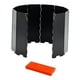 thumbnail image 1 of Parabrisas De Estufa Plegable Portátil, Protección Contra El Viento Para Cocinar, Senderismo Al Aire Libre, Color Negro, 1 of 4