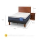 thumbnail image 3 of Cama Europea Curve Excellence Plus 1.5 Plazas New Villarrica S/T, 3 of 11
