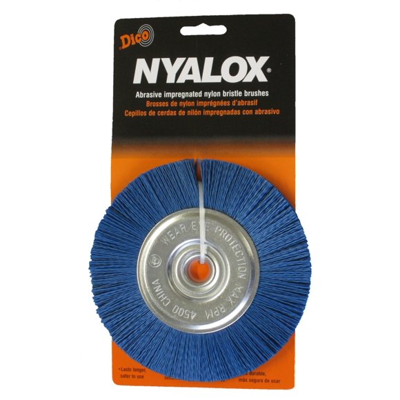 Cepillo abrasivo Dico Nyalox, 15 cm, azul, grano 240