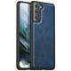 thumbnail image 1 of Premium Business Retro Style Back Cover Artificial Leather Case, Full Wrap Ultra-thin TPU Shock Absorption Fashion Anti-fingerprint, For, Samsung Galaxy S21 5G /S21 Plus + 5G/S21 Ultra 5G Phone Case, 1 of 3