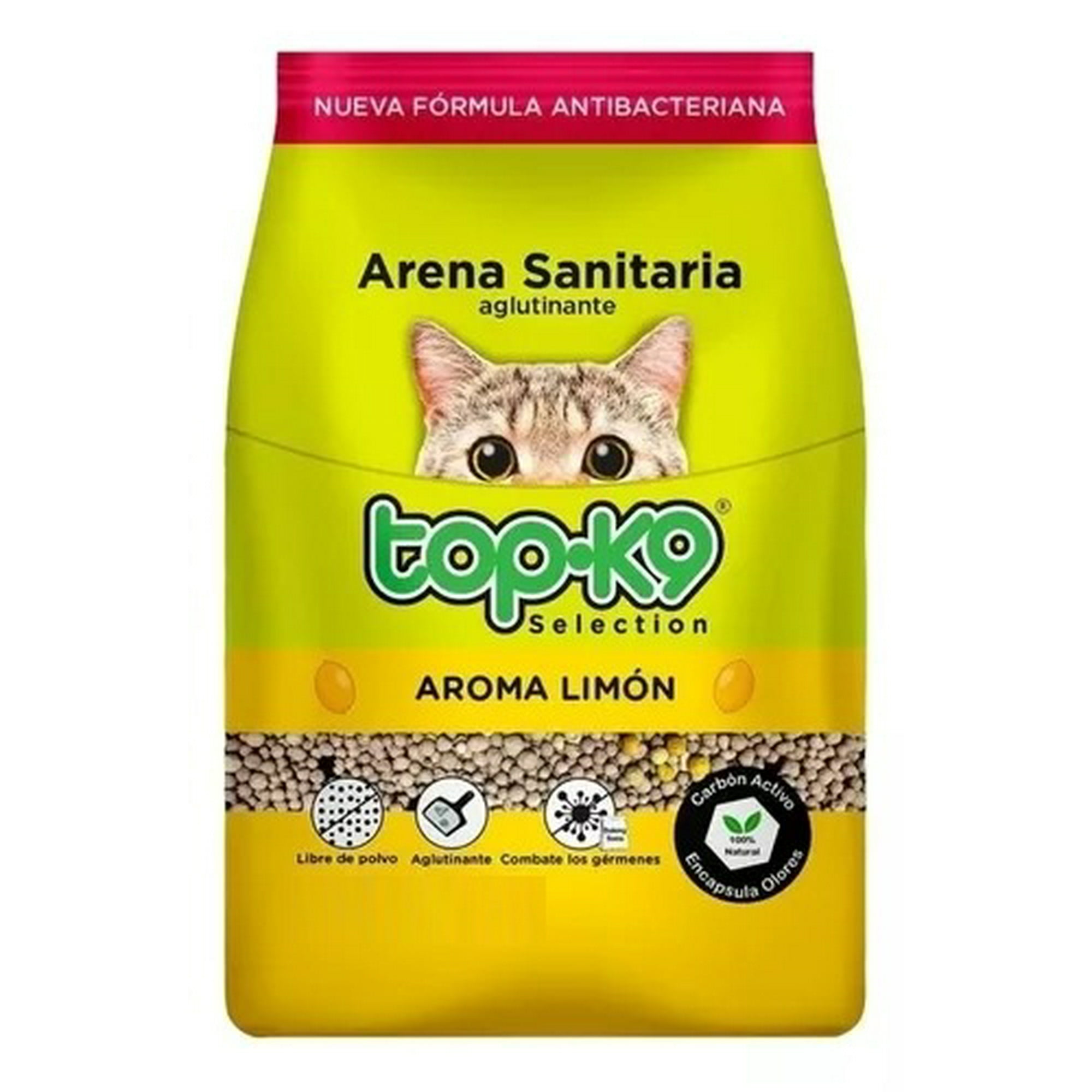 Arena Aglutinante Topk9 4 Kg Limón