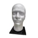 thumbnail image 5 of Mannequín De Espuma Cabeza De Cabello Blanco Pantalla De Listón Para Sombreros De Cabeza De Joyería, 5 of 5